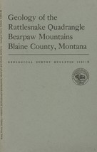 Geology of the Rattlesnake Quadrangle Bearpaw Mountains Blaine County, Montana - £11.87 GBP