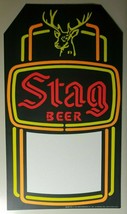 Vtg Stag Beer Store Advertising Neon   Cardboard Price Old Tavern Display - £14.84 GBP