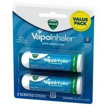 Vicks Vapoinhaler Portable Non-Medicated Nasal Inhaler Menthol 2 Count N... - £20.56 GBP