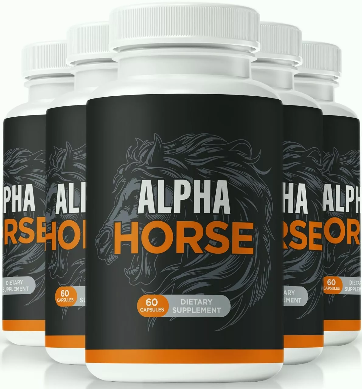 (5 Pack) Alpha Horse Pills for Men, Alpha Horse Male for ed &amp; Vitality - £77.08 GBP