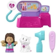 Fisher Price Little People Barbie Veterinarian Playset Pet Shop Doctor Kitty - $19.79
