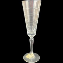 Faberge Metropolitan Crystal Champagne Flute Clear Box Cut Stemware Glas... - £59.71 GBP