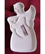 White Plastic Angel Christmas Cookie Cutters Crafts 3.25&quot; Tall GUC*  - $5.69