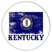 Kentucky : Gift Coaster Flag Distressed Souvenir State USA Christmas Coworker - £3.91 GBP