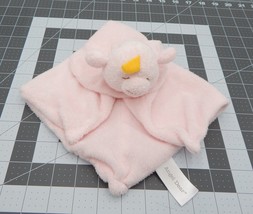 Angel Dear Pink Narwhal Lovey Security Plush Blanket Blankie 12 Inch - $13.99