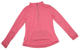 Terry precision bicycles women cycling pullover 1/4 zip back pocket Larg... - $49.49