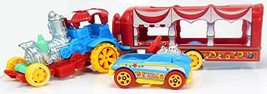 Hot Wheels 2018 Car-Nival Steamer Vehicle with Detachable Trailer &amp; Pedal Car - £18.96 GBP