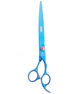 ShearsDirect Japanese 440C Blue Titanium Cutting Shears with Pink Gem St... - $68.57