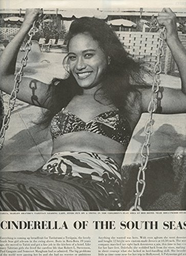Tarita original clipping magazine photo 1pg 9x12 #R3228 - $4.89