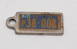 Vintage Pennsylvania 1960 Disabled American Vets Veterans License Tag - $9.89