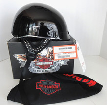Trespasser Harley Davidson Motorcycle Helmet NIB with Tags and HD Bag Vintage - £65.85 GBP