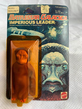 1978 Mattel Battlestar Galactica Imperious Leader Action Figure &amp; Pack Unpunched - £31.80 GBP