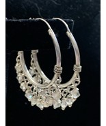 Sterling Silver Hoop Earrings 1.5” - $89.00