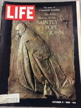 Life Magazine October 11, 1968 An Artists Memoir Of The Saintly Pope John - $14.99