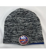 Reversible New York Islanders Gray Blue Orange Beanie One size Adult Unisex - $20.10 CAD