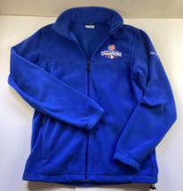 Chicago Cubs Columbia Fleece Jacket Size S Blue MLB Champions Baseball Full Zip - $32.66