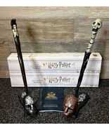 Harry Potter Death Eater Snake &amp; Skull Wands w/ Box (2) - Wizarding World - $509.35 MXN