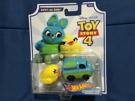 Hot Wheels Toy Story 4 Ducky &amp; Bunny *New/on card b1 - $10.99