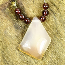 Onyx Agate Garnet Beads Smooth Briolette Natural Jewelry Loose Gemstone - $2.99