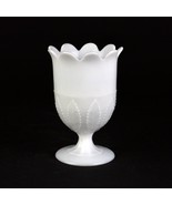 Bryce Walker Birch Leaf White Milk Glass Spooner, Antique Glass 1870 EAP... - £27.49 GBP