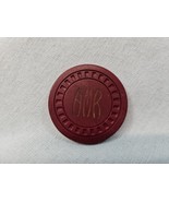 Vintage AMR Unidentified Gambling Club Poker Chip RED - $3.95