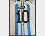 Lionel Messi Hand Signed And Framed Team Argentina Jersey with COA - $630.00