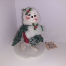 Annalee Doll 7&quot; Christmas 1994 Snow Girl w/ Hand Warmer - £14.54 GBP