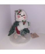 Annalee Doll 7&quot; Christmas 1994 Snow Girl w/ Hand Warmer - £14.55 GBP