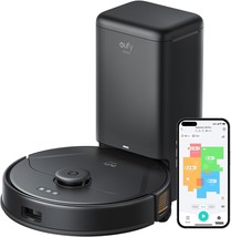 Eufy X8 Pro Robot Vacuum Self-Empty Station, Twin-Turbine 2X 4,000 Pa Suction, - £388.65 GBP