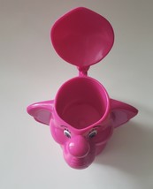 Ringling Bros. &amp; Barnum Bailey 3D Pink Elephant Cup with Flip Top 2001 - £9.49 GBP