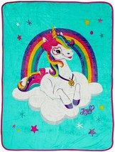 Jojo Siwa Unicorn Cloud Silk Touch Throw blanket measures 40 x 50 in - $16.78