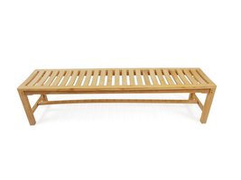 Windsor&#39;s Grade A Teak 72&quot; Oxford Backless Bench, w/Comfortable Contoure... - £668.48 GBP
