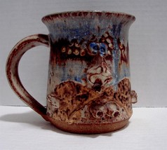 Ceramic Mug Coffee Mug Handmade Stoneware Wheel Thrown Art Pottery Creatures - £11.84 GBP
