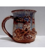 Ceramic Mug Coffee Mug Handmade Stoneware Wheel Thrown Art Pottery Creat... - £11.98 GBP