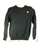 SHELL Gas Station Oil Employee Uniform Sweatshirt Black NEW Size XL - $652.58 MXN