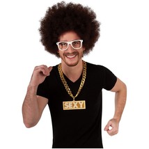 Sexy Gold Chain Necklace Adult Lmfao Hip Hop Rapper Halloween Costume - $13.99