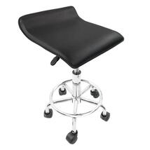 Height-Adjustable Rolling Stool with Foot Rest for Salon, Spa, and Offic... - $59.99
