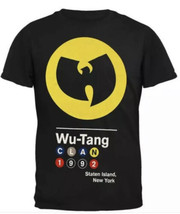 Wu Tang Clan 1992 Staten Island Black T Shirt Official Sz S Vintage True Nation - £22.88 GBP