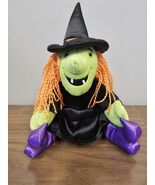 Vintage Mary Meyer 9&quot; HALLOWEEN Beanie Plush Laughing Witch Halloween  - $734.25 MXN
