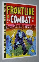 1970&#39;s EC Comics Frontline Combat # 6 war comic book cover art portfolio... - $28.21