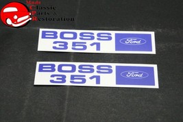 71 Ford Mustang BOSS 351 Valve Cover Decals Pair - £811.32 GBP