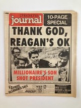 Philadelphia Journal Tabloid March 31 1981 Ronald Reagan &amp; John Hinckley... - $23.75