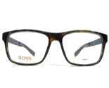 HUGO BOSS Brille Rahmen BO 0203 7Q5 Blau Brown Schildplatt Quadratisch 5... - $64.89