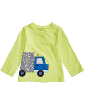 First Impressions Baby Boys Truck-Print T-Shirt, 3-6 Months, Citron Freeze - £10.65 GBP