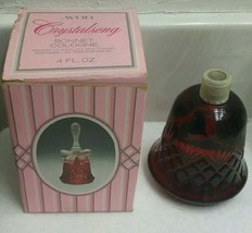 Christmas Vintage Avon Crystalsong Sonnet Cologne Perfume》4oz Bell shape... - $32.66