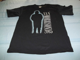 vtg Van Morrison North America 2005 Tour double sided T-Shirt Size M - £19.54 GBP