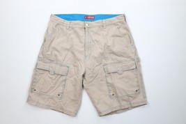 Vintage 90s Streetwear Mens 36 Faded Baggy Fit Big Pocket Cargo Shorts B... - $54.40