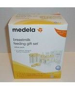 Medela Breastmilk Feeding Gift Set Slow Flow O-4 Months Bottles Bags Val... - £15.49 GBP