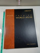 rand mcnally premier world atlas 1998 hardback - $14.85