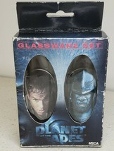 NECA  ~ Planet of the Apes ~ Shot Glass set of 2 ~ 2001 ~ 20th Century Fox NIB - £30.29 GBP